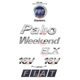 Kit Emblemas Palio Weekend