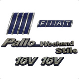 Kit Emblemas Palio Weekend