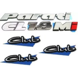 Kit Emblemas Parati Cl
