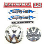 Kit Emblemas Saveiro 1.8 Flex + Lat Supersurf - G4 - 06 À 10