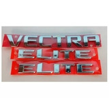 Kit Emblemas Vectra 2 Elite De