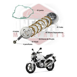 Kit Embreagem Completa Mola Junta Montada Fazer 250 Lander