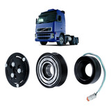 Kit Embreagem Compressor Ar Sanden 7h15 Scania 8pk 24v