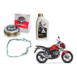Kit Embreagem Diafrag Oleo Honda Junta Cg Titan Fan Bros 160