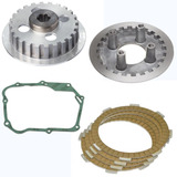 Kit Embreagem Original Scud Biz 100 Disco Plato Cubo Junta