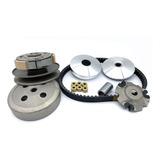 Kit Embreagem Polia Rolete Correia Burgman 125 Carburada
