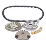 Kit Embreagem Primaria Polia Correia Em Kevlar Lead 110