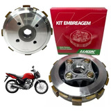 Kit Embreagem Wgk Cg 125 Titan Fan Até 08 Pré Banhado Óleo