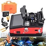 Kit Emenda Fusão Fibra óptica Eletrodos 4pcs E Kit Ferramentas Decapagem Cutelo óptico Emenda 7S Aquecimento 18S Alinhamento Automático Máquina De Fusão De Arco De Cabo De Fibra óptica