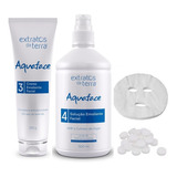 Kit Emoliente Creme Prof Limpeza Pele Extratos Da Terra