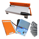 Kit Encadernadora Espiral A4 x  Capas  Espirais E Guilhotina