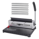 Kit Encadernadora Perfuradora Fechadora 3x1 Wire o Mecolour Binding Machine