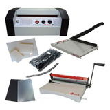 Kit Encadernadora plastificadora guilhotina insumos