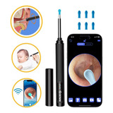Kit Endoscopio Caneta Camera Otoscópio Limpeza De Ouvido Led