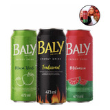 Kit Energético Baly Sabores Variados Pack C 3un Lata 473ml