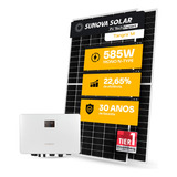 Kit Energia Solar 700kwh Mês 9 Placas Inversor Sungrow