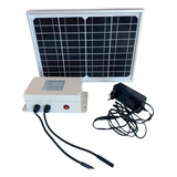 Kit Energia Solar Bateria Selada 12v 120wh E Fonte De Alime