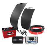 Kit Energia Solar Off Grid Placa Flexivel 300w Para Starlink