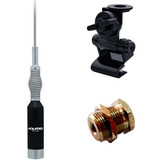 Kit Enfeite Antena Vhf M 410c Suporte Porta Malas Parafuso