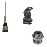 Kit Enfeite Antena Vhf Suporte Porta Mala Parafuso Fixar