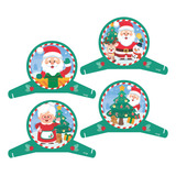 Kit Enfeite Display De Mesa Natal Papai Noel Boneco Neve