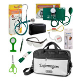 Kit Enfermagem Aparelho De Pressão Esteto Premium Cores