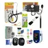 Kit Enfermagem Medicina Fisio Com Medidor De Glicose Bioland
