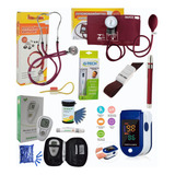 Kit Enfermagem Medicina Fisio Com Medidor De Glicose Bioland