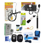 Kit Enfermagem Medicina Fisio Com Medidor De Glicose Bioland