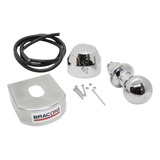 Kit Engate Esfera 50mm Capa Inox 80mm Tomada 6 Polos C fio