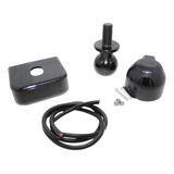 Kit Engate Preto Esfera 50mm Capa 90mm Tomada Abs 6 Polos