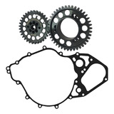 Kit Engrenagens Bomba Oleo Bmw F800 Gs Aço Forjada Junta
