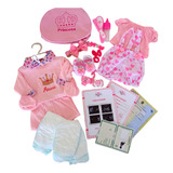 Kit Enxoval Princesa Mamãe Reborn 25 Acessórios