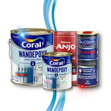 Kit Epóxi Cores Linha catalisador Wandepox diluente 900ml