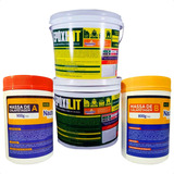 Kit Epoxilit Massa Pincelável 3kg Com Massa Para Calafetagem