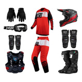Kit Equipamento Completo Asw Ims 2019 Motocross Trilha Fluor