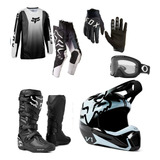 Kit Equipamento Fox Leed 2024 Trilha Motocross Enduro