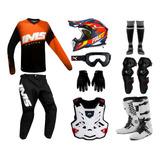 Kit Equipamento Motocross Protork Insane Jett Amx Ims Oferta