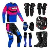 Kit Equipamento Motocross Trilha