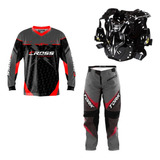 Kit Equipamento Motocross Trilha Enduro Offroad Pro Tork