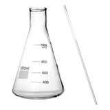 Kit Erlenmeyer 1000ml Bastao
