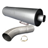 Kit Escap Silencioso Tubo Curto Caminhão 1218 Turbo 89 A 96