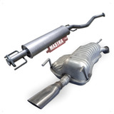 Kit Escapamento Abafador Silencioso Vectra Sedan 2 2 98 02