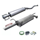 Kit Escapamento Abafador Silencioso Vectra Sedan 2 2 98 02