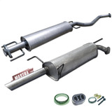 Kit Escapamento Abafador Silencioso Vectra Sedan 2 2 98 02
