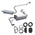 Kit Escapamento Completo Uno Mille Fire Flex 2002 2006