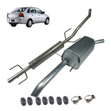 Kit Escapamento Corsa 1 4 1 8 Sedan 2007 A 2012 Maxx Joy