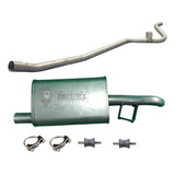 Kit Escapamento Silencioso Belina Corcel 2 Ii Del Rey
