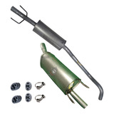 Kit Escapamento Silencioso Corsa Hatch 1994 A 2001