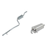 Kit Escapamento Silencioso Fiesta G2 Ecosport 2002 2003 2004